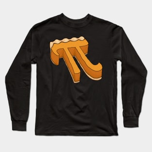 Pumpkin Pi Pie Halloween Math Geeks Math Teacher Pun Gift Long Sleeve T-Shirt